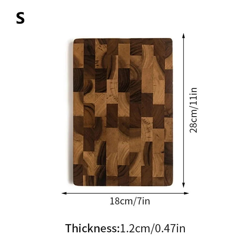 WXCOO Wood Cutting Board Double-sided Kitchen Chopping Boards Fruit Vegetables for Chopping and Slicing
