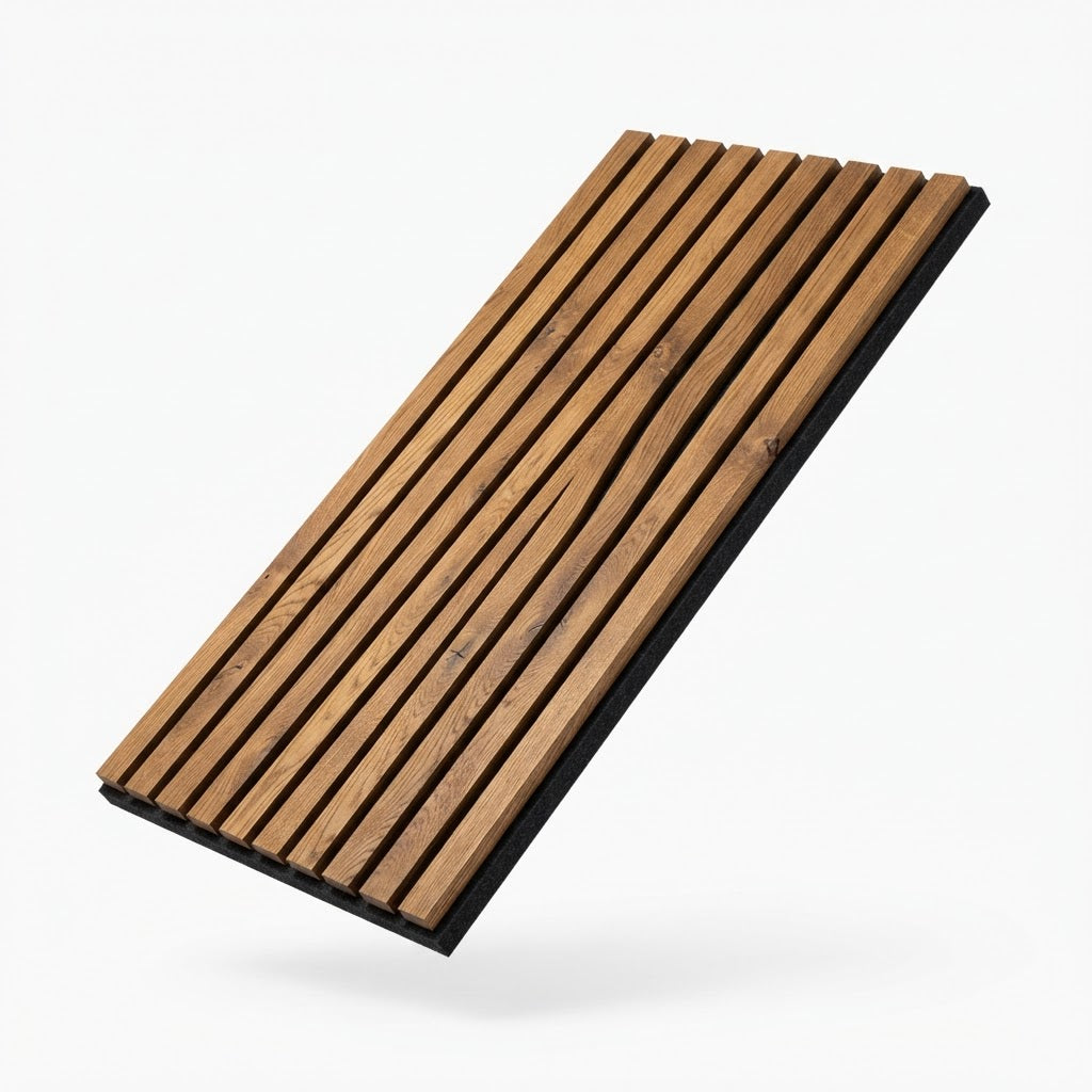 Manhattan XL Walnut Acoustic Wall Panel — 106 × 43 in (270 × 110 cm)