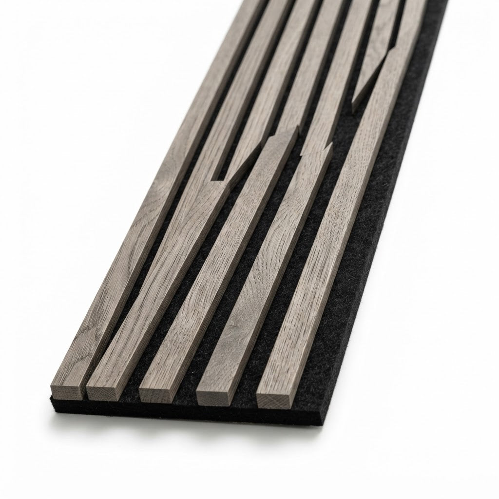 Manhattan XL Walnut Acoustic Wall Panel — 106 × 43 in (270 × 110 cm)